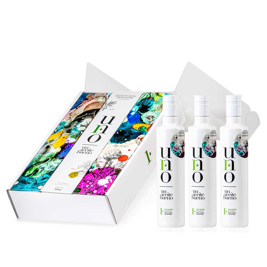 ESTUCHE UNO AOVE 2025 EDICIÓN CRISTINA LUCAS 500 ML